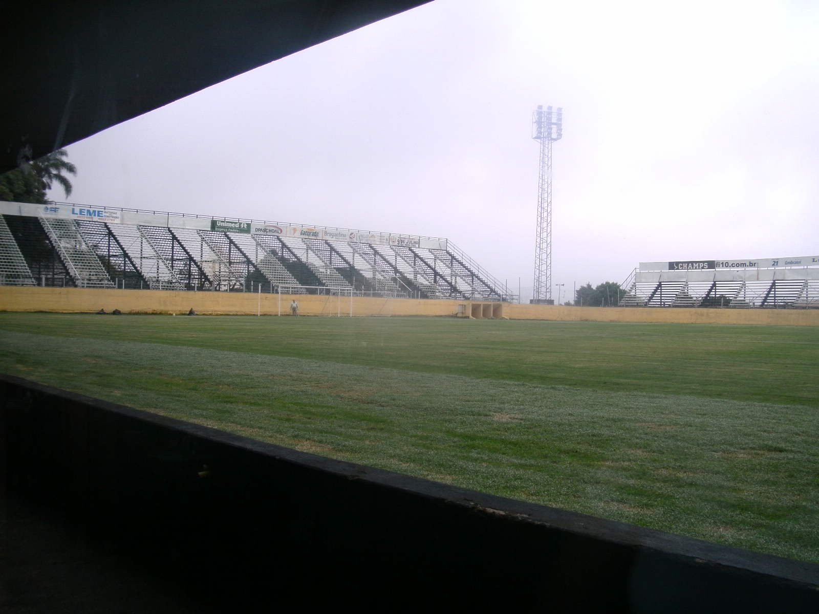 Vista do Estádio Nabi Abi Chedid, em Bragança Paulista, casa do Red Bull Bragantino